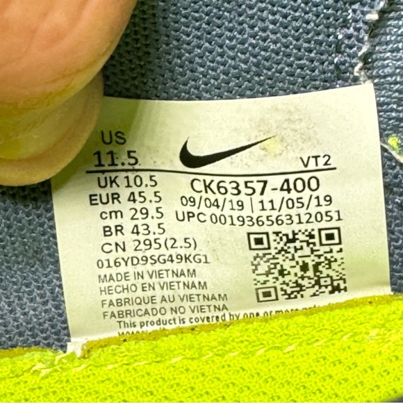 Nike Men's Size 11.5 Renew Run Diffused Blue Running Shoes CK6357-400 - Picture 8 of 9